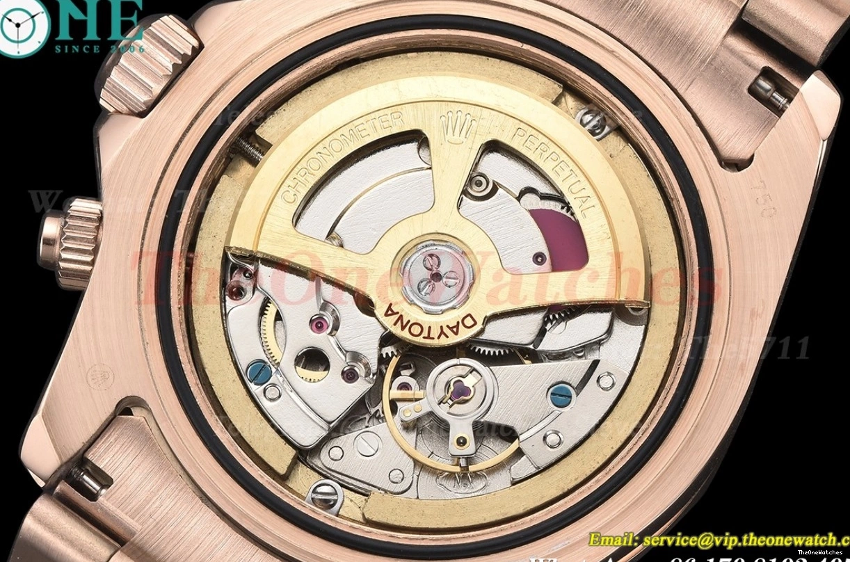 A3836 Black 40mm Dia Daytona RG RG GDF Dial 0217